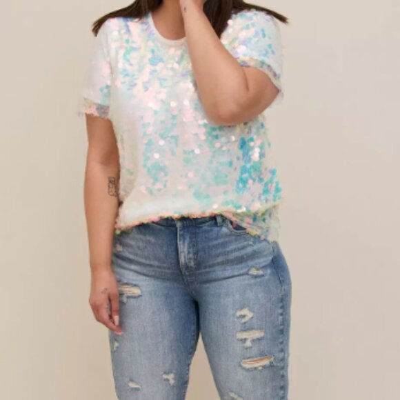 Torrid Abbey Sequin Top - Picture 2 of 13